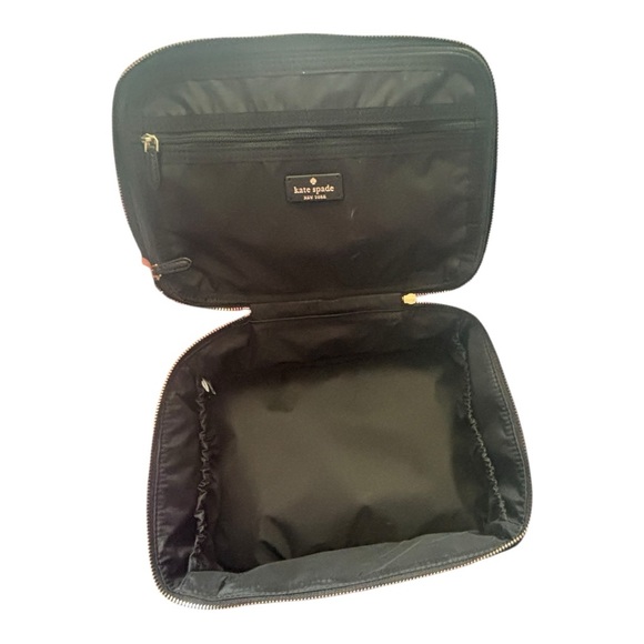 Kate Spade Chelsea Black Travel Makeup Bag - Picture 7 of 12